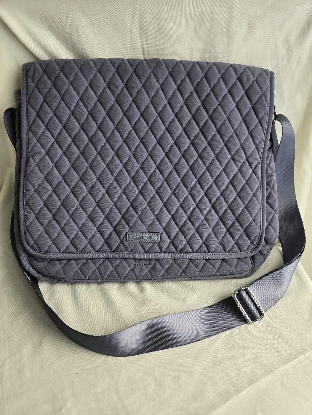 Vera Bradley Quilted Grey laptop bag